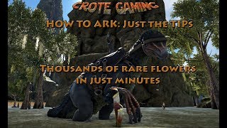 How to Ark Just the Tips Rare Flowers on the Center [upl. by Aaron]