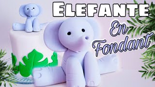 COMO HACER UN ELEFANTE EN FONDANT PASO A PASO Keiri Craft [upl. by Macpherson6]