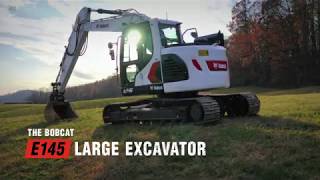 New Bobcat E145 Large Excavator [upl. by Tine]