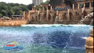 BIG waves  Sunway Lagoon Water Park [upl. by Kiernan]