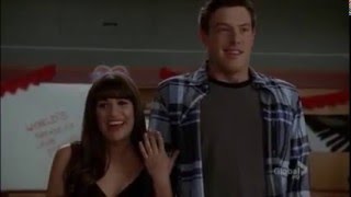 Glee Finn and Rachel announce they are getting married 3x13 [upl. by Vinni]