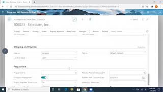 How to use Prepayment Feature in Business Central  Tensoft [upl. by Rosenblast]