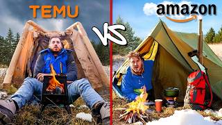 Amazon VS Temu Overnight Survival Challenge [upl. by Anuahc501]