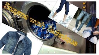 Enzyme washing process in textile [upl. by Atiuqa435]