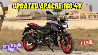 New Updated Apache 160 4V Review🔥  TVS Apache 160 Dual Channel ABS [upl. by Renard102]