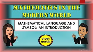 MATHEMATICAL LANGUAGE AND SYMBOL AN INTRODUCTION  MATHEMATICS IN THE MODERN WORLD [upl. by Bowerman]