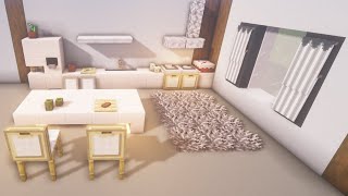 Minecraft Modern Kitchen Build Tutorial [upl. by Gnay755]