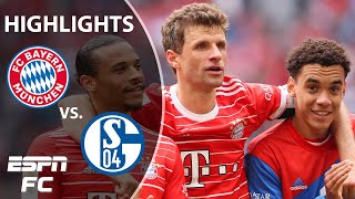 Bayern Munich vs Schalke  Bundesliga highlights  ESPN FC [upl. by Acinomahs]