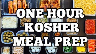 KOSHER MEAL PREP FOR THE WEEK  10 MEALS IN ONE HOUR  ORTHODOX JEWISH LIFE  FRUM IT UP [upl. by Talbott178]