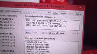 Monitor Overclocking Custom Resolutions [upl. by Yhtnomit]