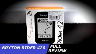 Bryton Rider 420 full review [upl. by Hilario]