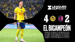 AMÉRICA 42 ST LOUIS  REMONTAN las ÁGUILAS y VUELAN a CUARTOS [upl. by Hobey]