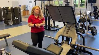 How To Use The Plate Loaded Leg Press Machine [upl. by Voltz]