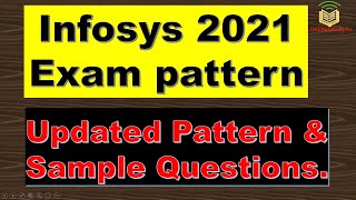 Infosys 2021 updated pattern and sample questions  infosys 2021 exam  solved sample Questions [upl. by Rexanne348]