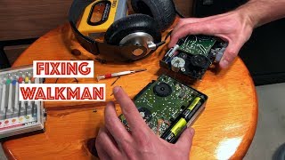 Walkman cassette player How to repair motor or pitch problem [upl. by Ontine]