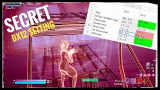 DX11 vs DX12 Fortnite Setting Explained  BEST FPS amp INPUT LAG [upl. by Acined]