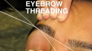 DIY Perfect Eyebrow Threading at Home  Simple amp Easy Tutorial SuperPrincessjo [upl. by Anitnauq]