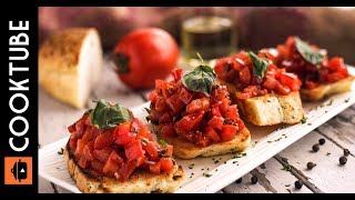 The Best Italian Bruschetta Recipe  Easy Appetizer Recipe [upl. by Corina328]