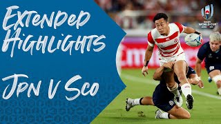 Extended Highlights Japan 2821 Scotland  Rugby World Cup 2019 [upl. by Evol]