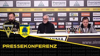 Pressekonferenz nach Alemannia Aachen  1 FC Düren [upl. by Gnohc]