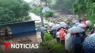 Las fuertes lluvias en Guatemala dejan al menos tres fallecidos en zonas rurales  Telemundo [upl. by Haukom425]