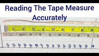 How to Read Tape Measure Accurately [upl. by Theone]