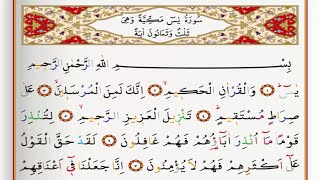 Surah Yasin  Saad Al Ghamdi surah yasin with Tajweed [upl. by Gunilla]