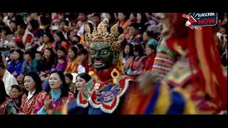 Thimphu Tshechu Festival  Mask Dance [upl. by Ainod]