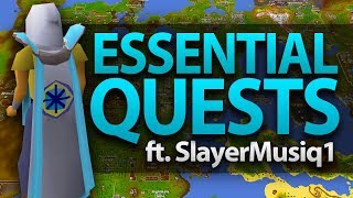 Essential Quests in OSRS ft SlayerMusiq1 [upl. by Baggs992]