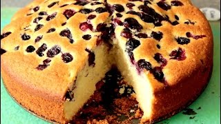 How to make a simple Blueberry Cake  HappyFoods [upl. by Hibbert]