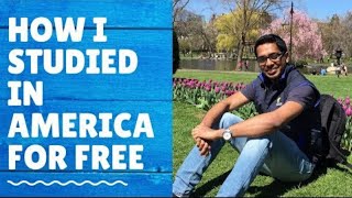 How I got a 100full ride scholarship from American Universities  My experiences Ashish Fernando [upl. by Izak]