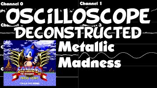 Sonic CD  Metallic Madness past  Oscilloscope Deconstructed [upl. by Stanley860]