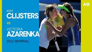 Kim Clijsters v Victoria Azarenka  Australian Open 2012 Semifinal  AO Classics [upl. by Graubert]