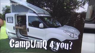 Fiat Doblo CAMPUNIQ  Mini Camper 2018 [upl. by Beverley]