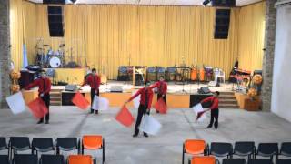 Increible Danza con banderas [upl. by Atsillak]