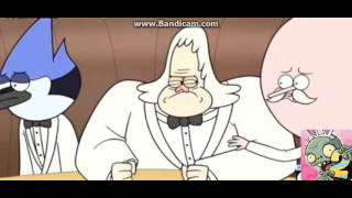 Regular show Muscle man is dead Prank [upl. by Aldus]