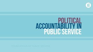 Political Accountability in Public Service [upl. by Scurlock]