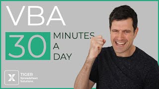 130 Excel VBA Absolute Beginner Course 30 For 30 [upl. by Ayotyal931]