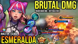 ESMERALDA BEST BUILD 2024  BUILD TOP GLOBAL ESMERALDA GAMEPLAY  MOBILE LEGENDS✓ [upl. by Nishom]