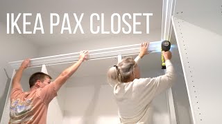 IKEA PAX Closet  Home With Stefani [upl. by Wirth]