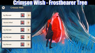 Genshin Impact  Crimson Wish Showcase Frostbearing Tree Level 8 Dragonspine Agate [upl. by Mahgem]