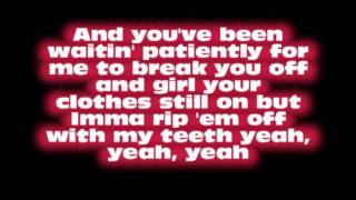 Chris Brown  Sex Lyrics On Screen [upl. by Linehan646]