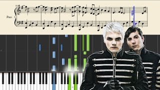 My Chemical Romance  Welcome To The Black Parade  Piano Tutorial  SHEETS [upl. by Ahtelahs403]