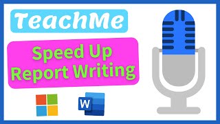 How to use Dictation and Voice Commands in Microsoft Word to Write Reports Faster [upl. by Ydnic]