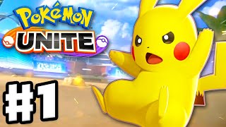 Pokemon Unite  Gameplay Walkthrough Part 1  Intro and Standard Unite Battles Nintendo Switch [upl. by Thilde]