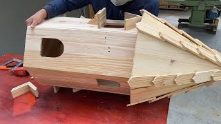 The Idea Of Woodworking Is Close To Nature  How To Build A New Home For The Dove [upl. by Emor]