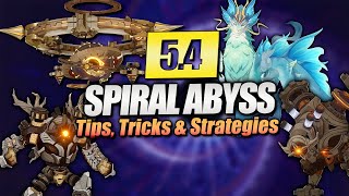 How to Beat the NEW 54 Spiral Abyss Tips amp Tricks to get 36 Stars for Floor 11 amp 12 [upl. by Koy]