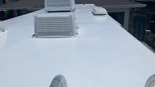 How to Apply Liquid Rubber Dicor RV Roof Treatment [upl. by Eylk842]