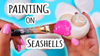 Painting on Seashells AGAIN [upl. by Nnylanna]