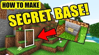 How To Make Secret Base Door With Buttons In Minecraft EASY 118 119 [upl. by Euqinad]